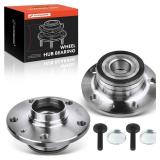 A-Premium 2 x Rear Wheel Bearing and Hub Assembly Compatible with Audi Volkswagen - 2005-2022 - Q3, TT, Beetle, CC, EOS, Golf, GTI, Jetta, Passat, Tiguan