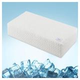 HARBOREST Cooling Cube Pillow - Side Sleeper Pillow for Neck and Shoulder Pain, Memory Foam Pillow Cube Pro with Adjustable Firmness,24"x12"x6"
