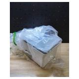 Ubbi Baby Wipes Dispenser, Baby Wipes Case, Baby Wipes Holder With Weighted Plate, Keeps Wipes Fresh And Non-Slip Rubber Feet, Gray