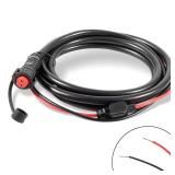 Replacement Cable 2 Wire, 2 Pin Power Cable 010-10922-00 for Garmin GPSMAP 4000/5000 Series, DC Power Cable with Bare Proprietary Connector