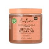SheaMoisture Defining Styling Gel For Thick, Curly Hair Coconut and Hibiscus Paraben-Free Frizz Control Styling Gel 15 oz