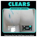 DUDE Wipes - On-The-Go Flushable Wipes - 1 Pack, 30 Wipes - Mint Chill Extra-Large Individually Wrapped Adult Wet Wipes - Eucalyptus & Tea Tree Oil - Septic and Sewer Safe