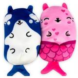 Cats vs Pickles - Swimmy - Key West Kitty, Finely, Willy, & Walter - 4-Pack - 4" Cute Cuddly Collectible Bean Plush Toy - are You Team Cat or Team Pickle? Collect Them All!