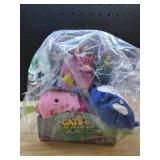 Cats vs Pickles - Swimmy - Key West Kitty, Finely, Willy, & Walter - 4-Pack - 4" Cute Cuddly Collectible Bean Plush Toy - are You Team Cat or Team Pickle? Collect Them All!