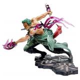 Asoucou Zoro Figure - Roronoa Zoro Action Statue Doll - Realistic Anime Character Model