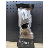 FESHFEN Clip in Hair Extensions - 4 PCS Long Wavy Auburn Brown Thick Clip in Hairpieces Full Head Synthetic Hair Extension for Women, 20 Inch