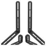 Mounting Dream Soundbar Mount Bracket for Mounting Above or Under TV Fits Most of Sound Bars Up to 15 Lbs, with Detachable Long Extension Plates MD5420