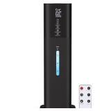 Humidifiers Large Room Bedroom with 7 Colors Light, 2.1Gal(8L) 3 Speed Quiet Ultrasonic Cool Mist Humidifier with 360° Nozzle, Humidity Setting, Timer,Aroma Box for Home Plant Baby Yoga Sleep (Black)