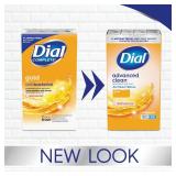Dial Antibacterial Deodorant Bar Soap, Advanced Clean, Gold, 4 Oz, 32 Bars