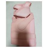 Back Brace and Adjustable Posture Corrector And Trainer for Women and Men , Back Straightener , Scoliosis and Hunchback Correction , Back Pain , Spine Support , Pink , Medium (Waist 34-41 Inch)