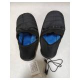 Heated Slippers, BIAL Unisex Electric Heating Pad for Feet, Rechargeable Battery Shoes Cordless Heat Foot Warmer Feet Warmer Winter Slippers Cold Weather Slippers for Men Women - Retail: $79.99 Large