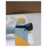HAWK'S WORK 3 Channel RC Plane BF-109, Remote Control Airplane Ready to Fly, 2.4GHz 6-axis Gyro Stabilizer, Easy to Fly for Kids & Beginners