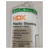 HDX Plastic Sheeting 6 Mil 10 x 25ft