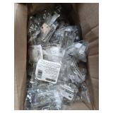 Amerock 3/8in (10 mm) Inset Self-Closing Partial Wrap Satin Nickel Hinge - 33 Pairs