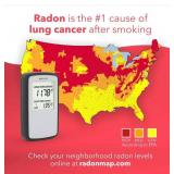 Airthings Corentium Home Radon Detector 223 Portable, Lightweight, Easy-to-Use, (3) AAA Battery Operated, USA Version, pCi/L - Retail: $126.79