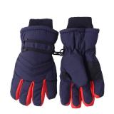 kimmyku Children Toddler Little Boys Girls Winter Ski Driving Snow Gloves Thinsulate Waterproof Navy