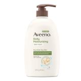 Aveeno Daily Moisturizing Body Wash for Dry Skin with Soothing Oat, Creamy Shower Cleanser, Gentle, Soap-Free and Dye-Free, Lightly Scented, 33 FL OZ