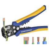 Haisstronica Self-Adjusting Wire Stripper, 3 in 1 Stripper/Cutter/Crimping Heavy Duty Automatic Electrical Wire Strippers for 10-24 AWG