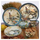 Certified International Harvest Gatherings 2 Tier Server, Multicolor