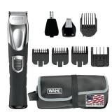 Wahl USA Rechargeable Lithium Ion All in One Beard Trimmer for Men with Detail and Ear & Nose Hair Trimmer Attachment Model 9854-600B