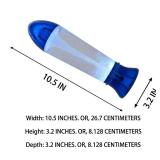 YAKii 10.5' Tornado Lamp LED Color Changing,Tornado Maker Science Toy, Battery/USB Cable Operated,Christmas Day Decoration Blue