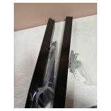 Gibraltar Mailboxes 5286398 59.9 in. Powder Coated Black Steel Mailbox Post