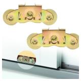 2 Pack Gliding Patio Door Tandem Roller Assembly Fits for Andersen P/N #1997061 (1982 to P) & Replaces #1273704 (1964 to 1982), 1-1/4' Steel Ball Bearing, Side Adjustable