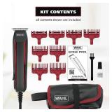 Wahl Edge Pro Bump Free Corded Beard Trimmer for Men Touch Up Trimmer & Grooming Detailer Kit Perfect for Edging Beards, Mustaches, Hair, & Stubble, Model 9686-300
