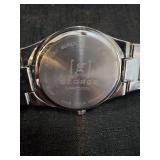 Georg Diamond Stainless Steel Watch with Blue Dial Georg Diamond Stainless Steel Watch with Blue Dial