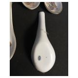 Chinese Porcelain Soup Spoons with Traditional Figure Design Chinese Porcelain Soup Spoons with Traditional Figure Design