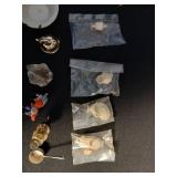 Dollhouse Miniature Accessories Collection with Broken Display Cabinet Dollhouse Miniature Accessories Collection with Broken Display Cabinet