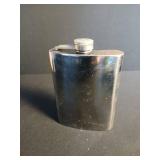 Pewter Hip Flask with Screw Cap Pewter Hip Flask with Screw Cap