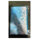 Christmas Snowflake Kitchen Event Tablecloth - Retail: $12
