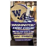 Washington Huskies NCAA Man Cave Wooden Wall Sign - Retail: $34