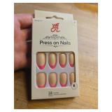 Press on Nails Natural French Manicure Pink Tips 24 Piece Set - Retail: $12