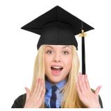 Leislam Graduation Cap with 2025 Tassel, Unisex Adult Matte Black Graduation Hat, Adjustable Graduation Cap Decorations for High School Bachelor Master - Retail: $7