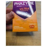 Phazyme Ultra Strength Gas & Bloating Relief  Works in Minutes  12 Fast Gels EXP 03/25 - Retail: $50