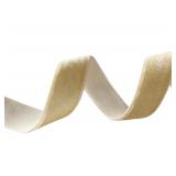 Abbaoww 25 Yards Camel Velvet Ribbon 1-1/2 Inch Single Face Velvet Ribbon for Christmas Wreath Decoration Gift Wrapping DIY Project Bow Making (Camel, 1-1/2 Inch)