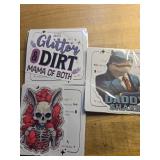Glitter & Dirt Sticker Set - Daddy Shark Theme - Retail: $12