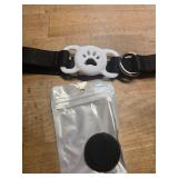Pet Collar with Paw Print Design and GPS Tracker - Retail: $10