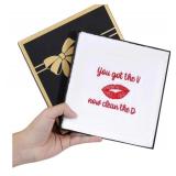Embroidered Funny Rag Men Boyfriend Girlfriend Bf Him Birthday Christmas Valentines Small Gifts Ideas Funny Stuff Cute Meaningful Custom Gag Personalized Good Sweet Thing Thoughtful Humor Gadget - Ret