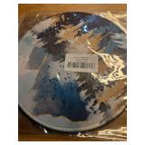 Abstract Boho Moon Mountains Misty Pines Nature Landscape Mouse Pad 7.9x7.9 Inch,Non-Slip Rubber Base Mousepads for College Dorm Office Home Desk Decor,Gift for Coworkers Boho Lovers Women Girls 2PCS 