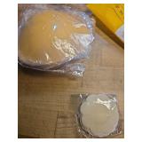 MNAFAYY Double-Sided Sticky Bra Inserts Fabric Bra Breast Pads Add a Cup Push up Waterproof for Bikini Swimsuit Dress S Nude - Retail: $10