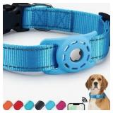 Airtag puppy Collar Blue - Model X004EO7UZH - New - Retail: $15