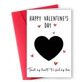 Romantic Interactive Thermochromic Valentines Day Card â Touch to Reveal Hidden Love Message â Valentine