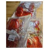 Winlyn 164 Pcs Chinese New Year Decorations - Hanging Good Luck Ornaments, Red Lanterns, Festive Tree Ornaments, Paper Fans for Asian Lunar New Year 2024 BUNDLE OF 3