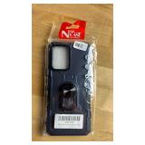 Dual Camera Phone Case with Ring Stand - Navy Blue Protective Cover - Retail: $19