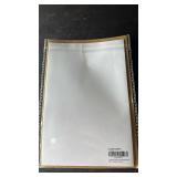 Merry Christmas Holiday Card with Gold Envelope