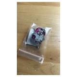 Festive Santa ID Badge Holder with Glitter Border - Retail: $12