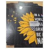 x5 Nanny Gifts Grandmother Gifts Great Grandma Gifts Sunflower Wall Art Decor Wooden Hanging Sign Christmas Birthday Gifts for Mimi Gigi Nana Grammy Bedroom Bathroom Decor Wood Plaque 8x10 Inches - Re